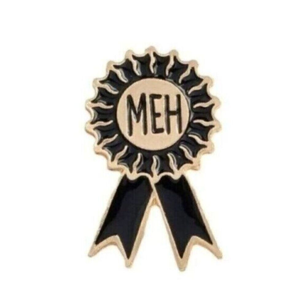 3/20 Meh Ribbon Award Enamel Pin